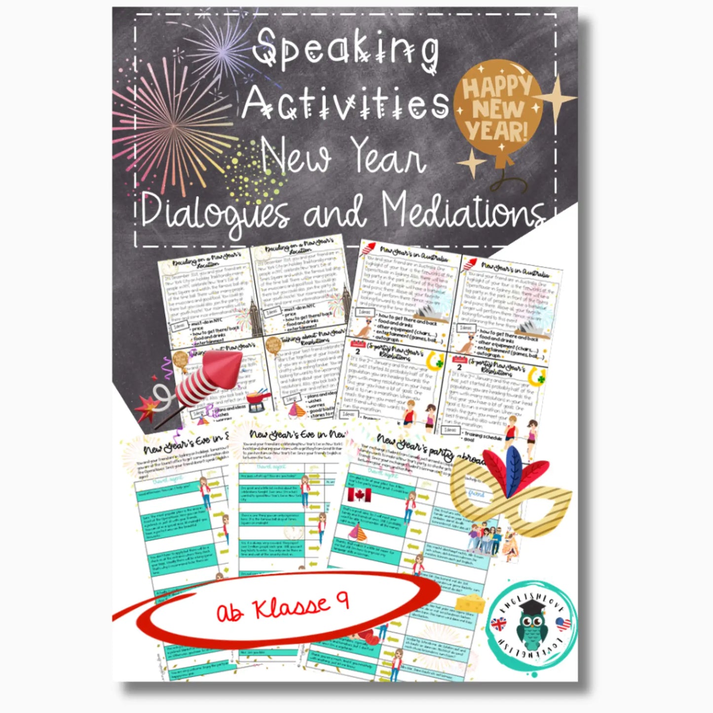 New Year Speaking Activities ab Klasse 9