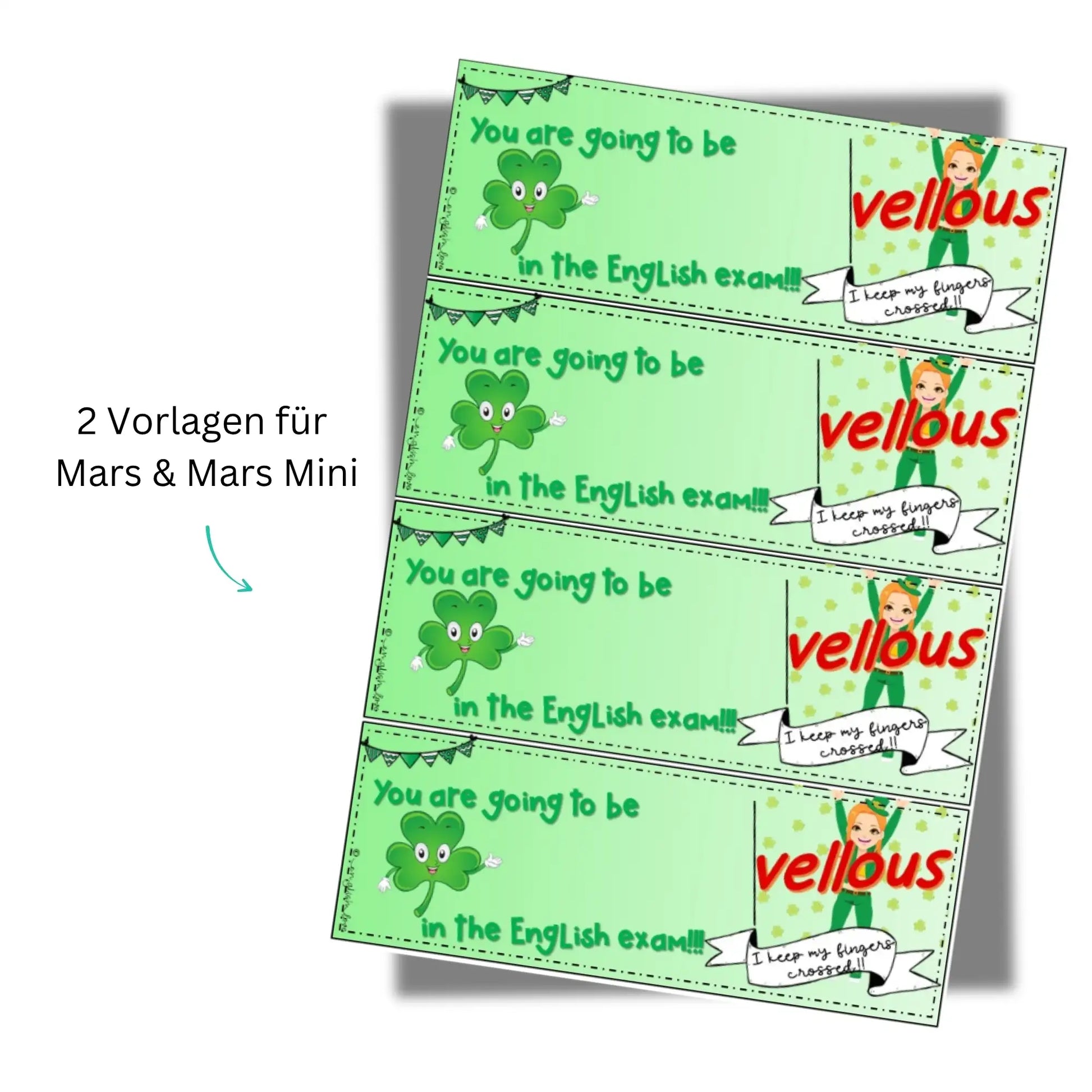 Glücksbringer Abschlussprüfung Englisch Mars marvellous für Schüler Unterrichtsmaterial