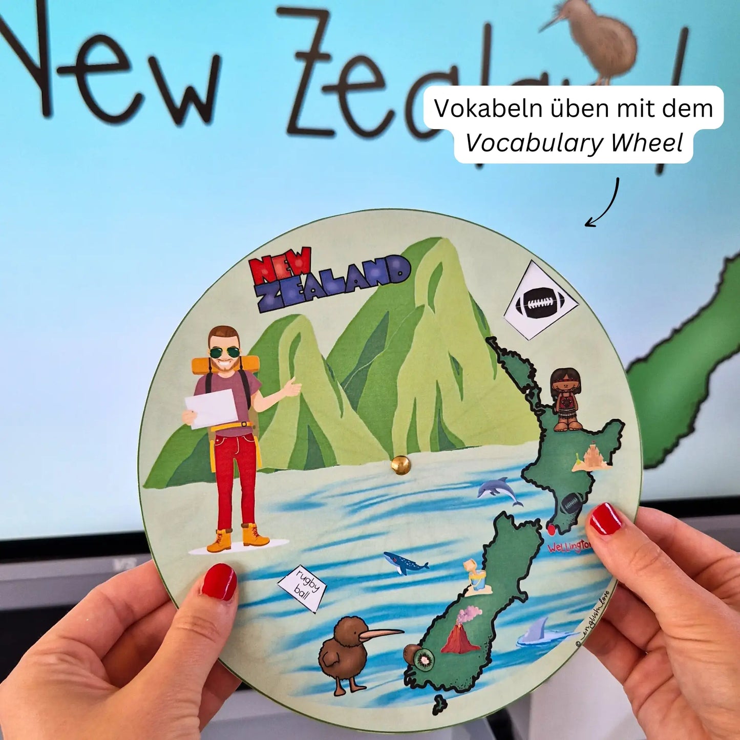 Vokabeln üben mit dem Vocabulary Wheel im Englischunterricht