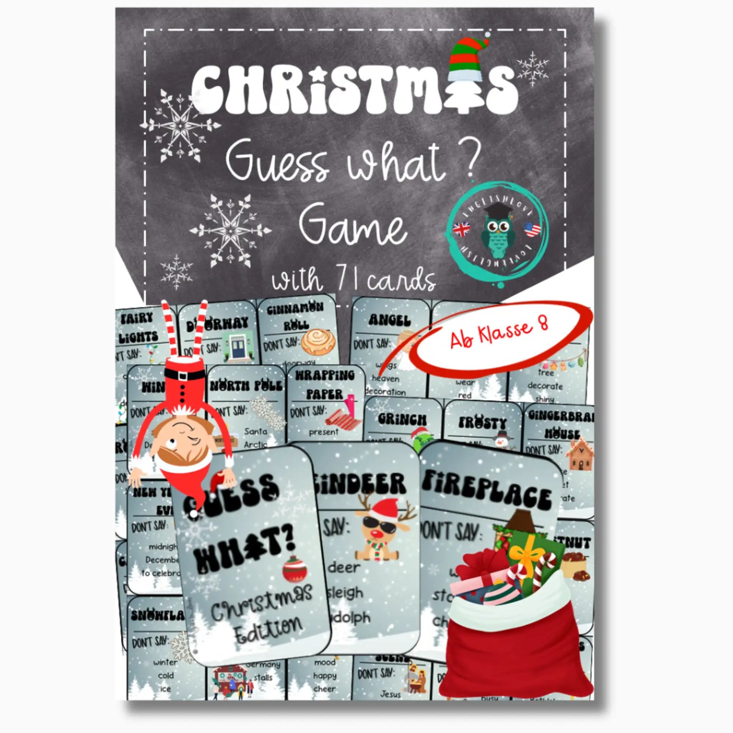 Christmas Game Guess What Englischunterricht