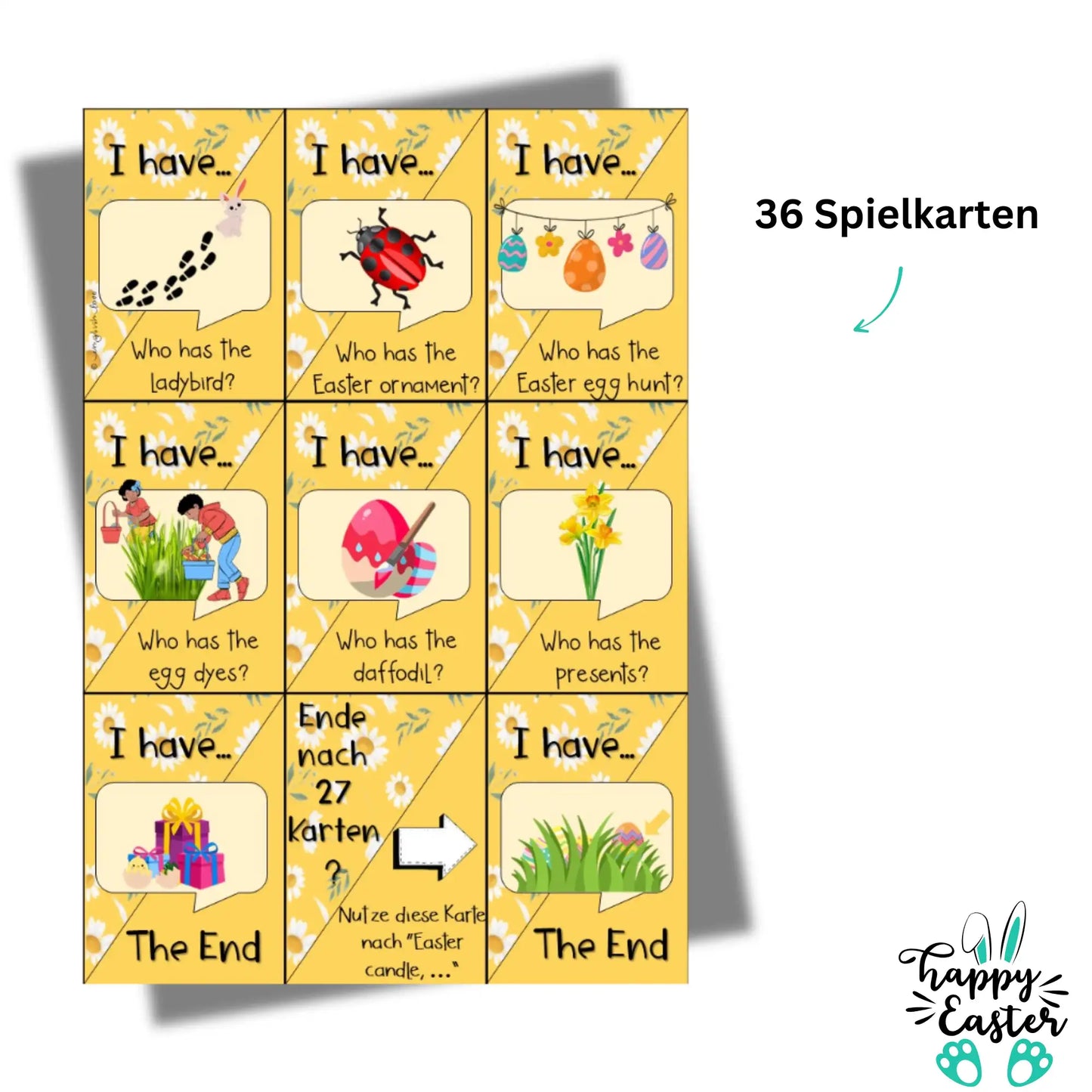 Unterricht Englisch Material Ostern