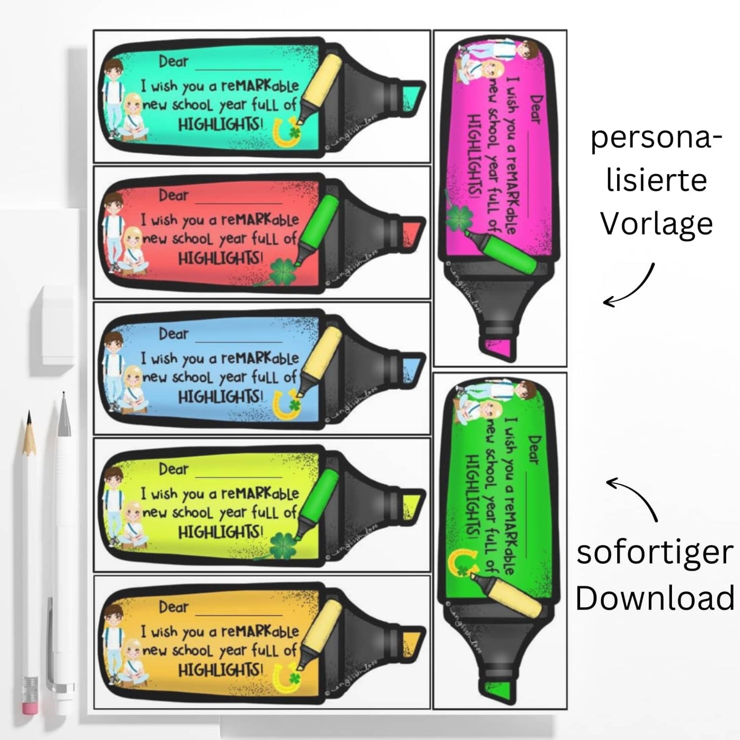 Geschenk Schulstart Download PDF