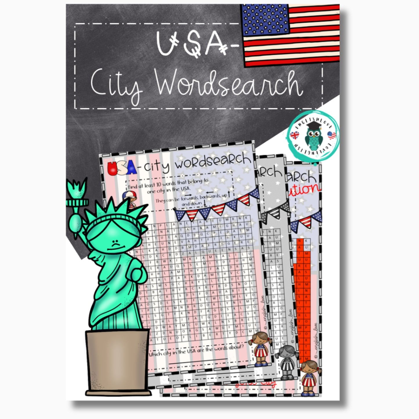 New York Suchsel kostenlos Download PDF Englischunterricht Klasse 8