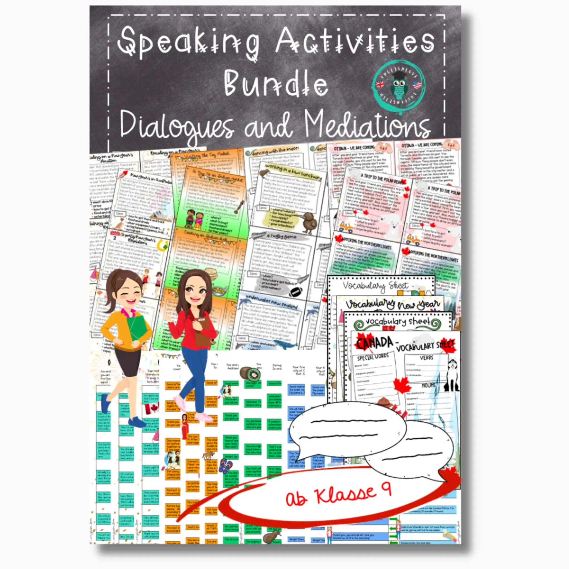 Materialpaket Speaking Activity: Dialog & Sprachmittlung (Mediation Interpreting)