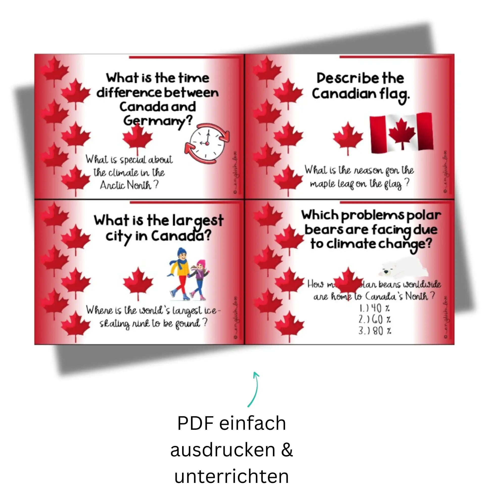 Kanada Stop Swap Englischunterricht Download PDF