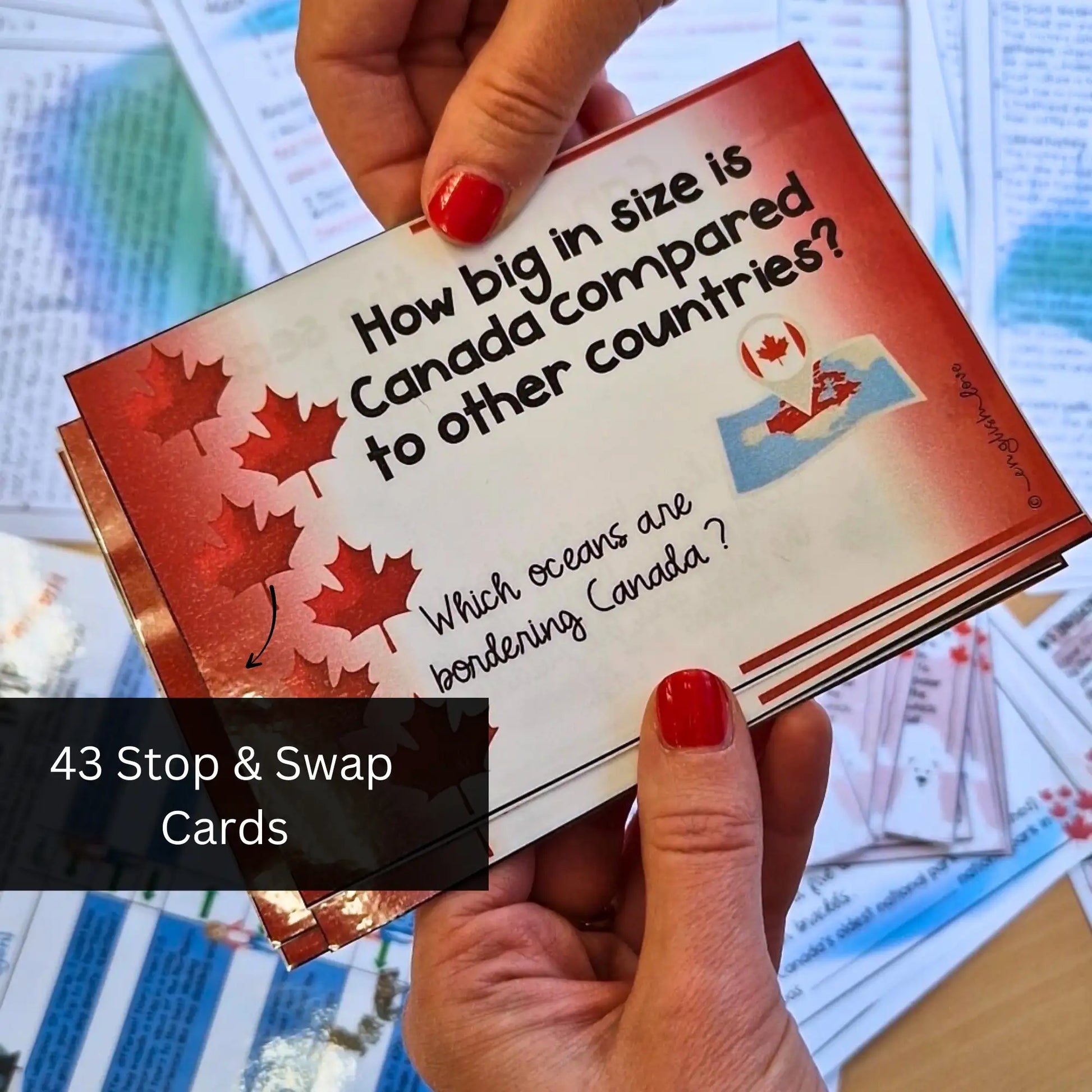 Kanada Stop Swap Englischunterricht Klasse 9, 10, 11. Einstieg Warm up