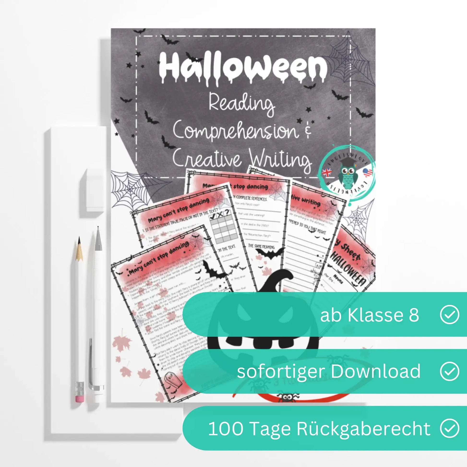 Unterrichtsmaterial Halloween Englisch Klasse 8