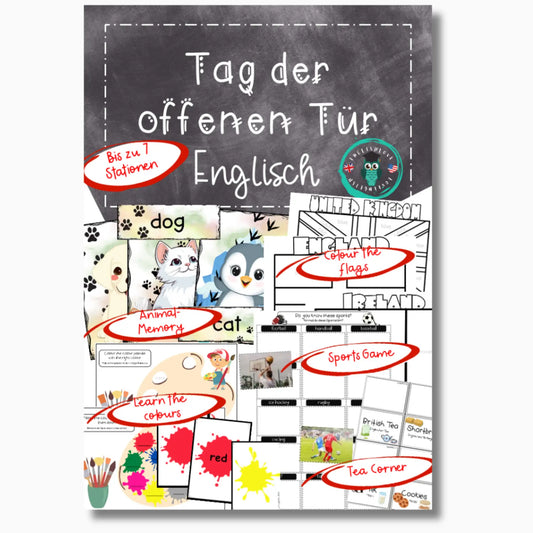 Tag der offenen Tür Ideen und Vorlagen Englisch