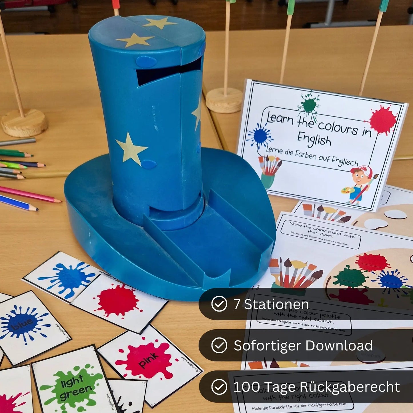 Tag der offenen Tür 7 Ideen und Stationen Englisch