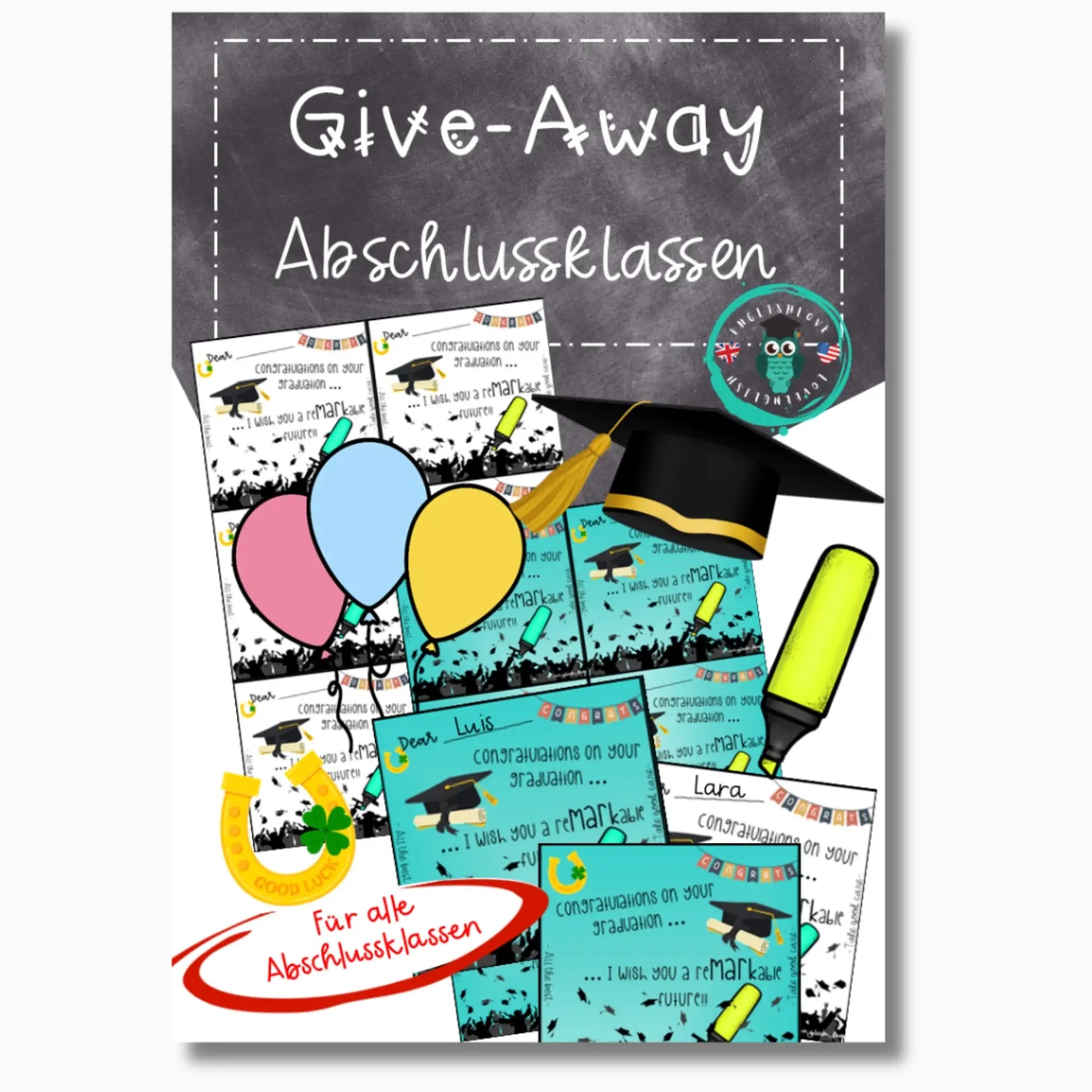 Abschiedsgeschenk Abschlussklasse give-away Klasse 10
