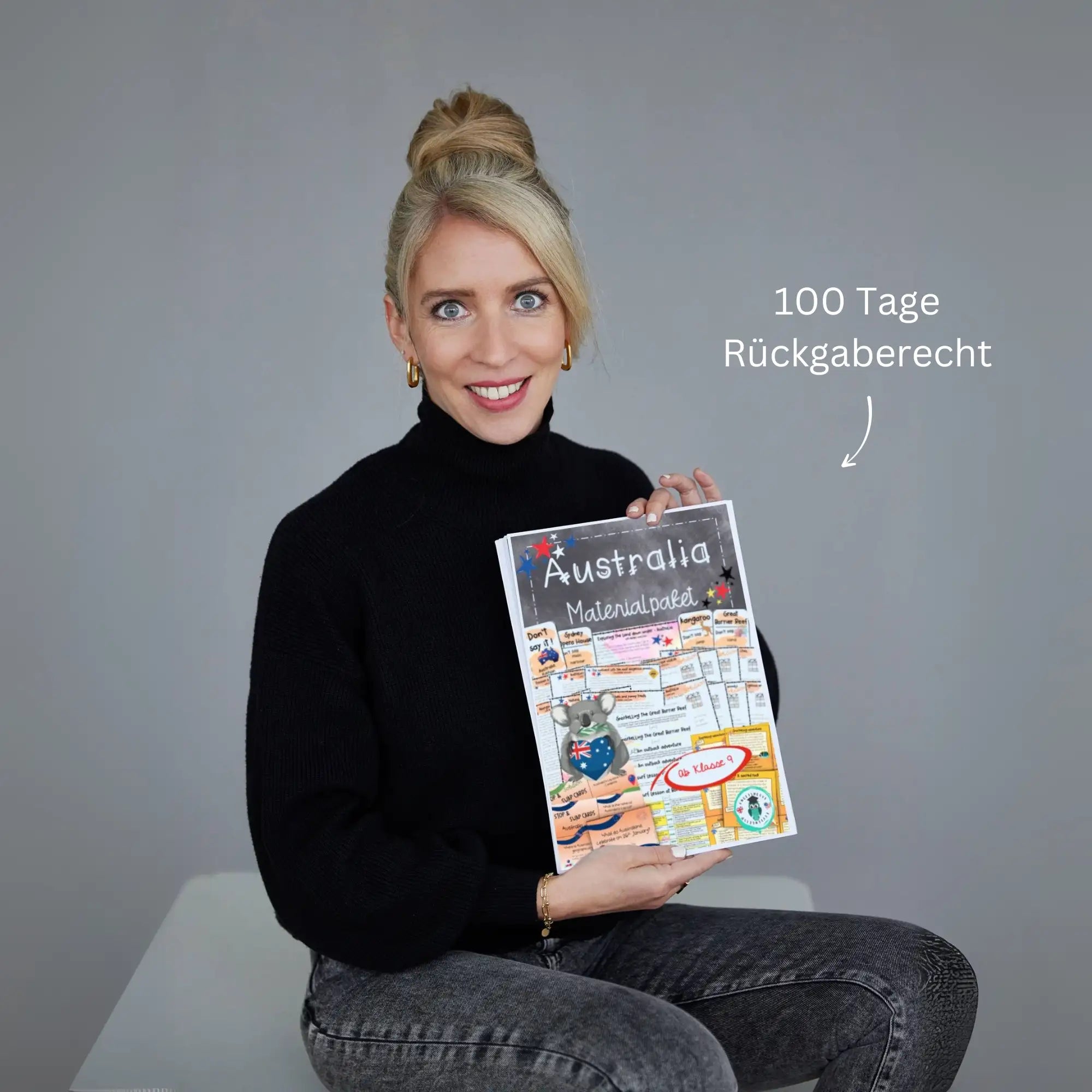 100 Tage Rückgaberecht Australien Materialpaket