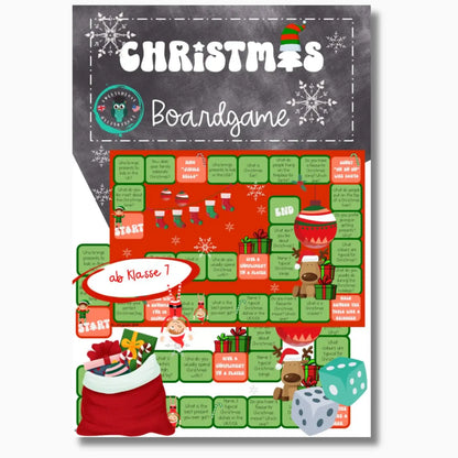 Christmas im Englischunterricht. Unterrichtsmaterial Spiel ab Klasse 7 für Englischlehrkräfte
