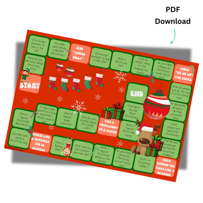 Christmas im Englischunterricht. Unterrichtsmaterial Spiel ab Klasse 7 für Englischlehrkräfte als PDF Download