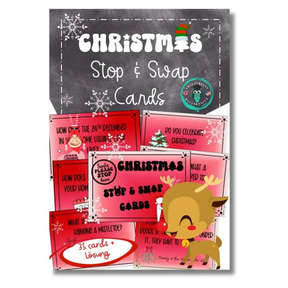 Christmas Warm-Up Einstieg in die Englischstunde für Lehrkräfte. Stop & Swap ab Klasse 7. Unterrichtsmaterial Englisch