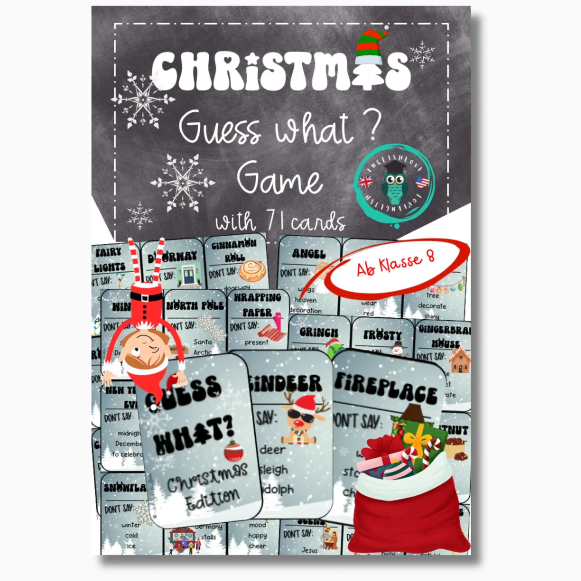 Christmas Game Guess What Englischunterricht