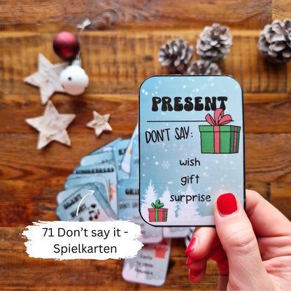 Christmas Bundle für den Englischunterricht Klasse 7–11: Don't say it Spiel