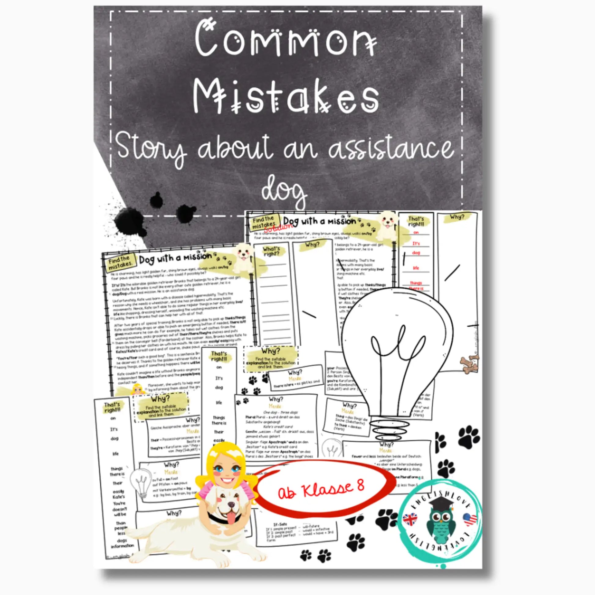 Common Mistakes in English Unterrichtsmaterial ab Klasse 8
