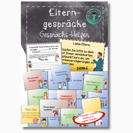 Elternsprechtag Vorlagen für die Gesprächsführung Helfer Elterngespräche
