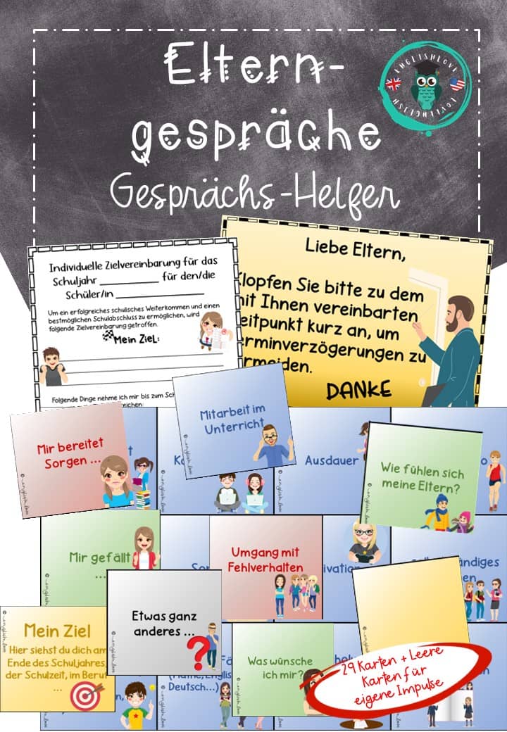 Elternsprechtag Vorlagen für die Gesprächsführung Helfer