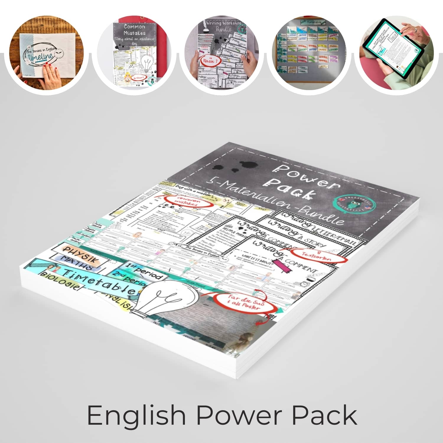 Englisch Unterrichtsmaterial Bundle Klasse 7 - 10