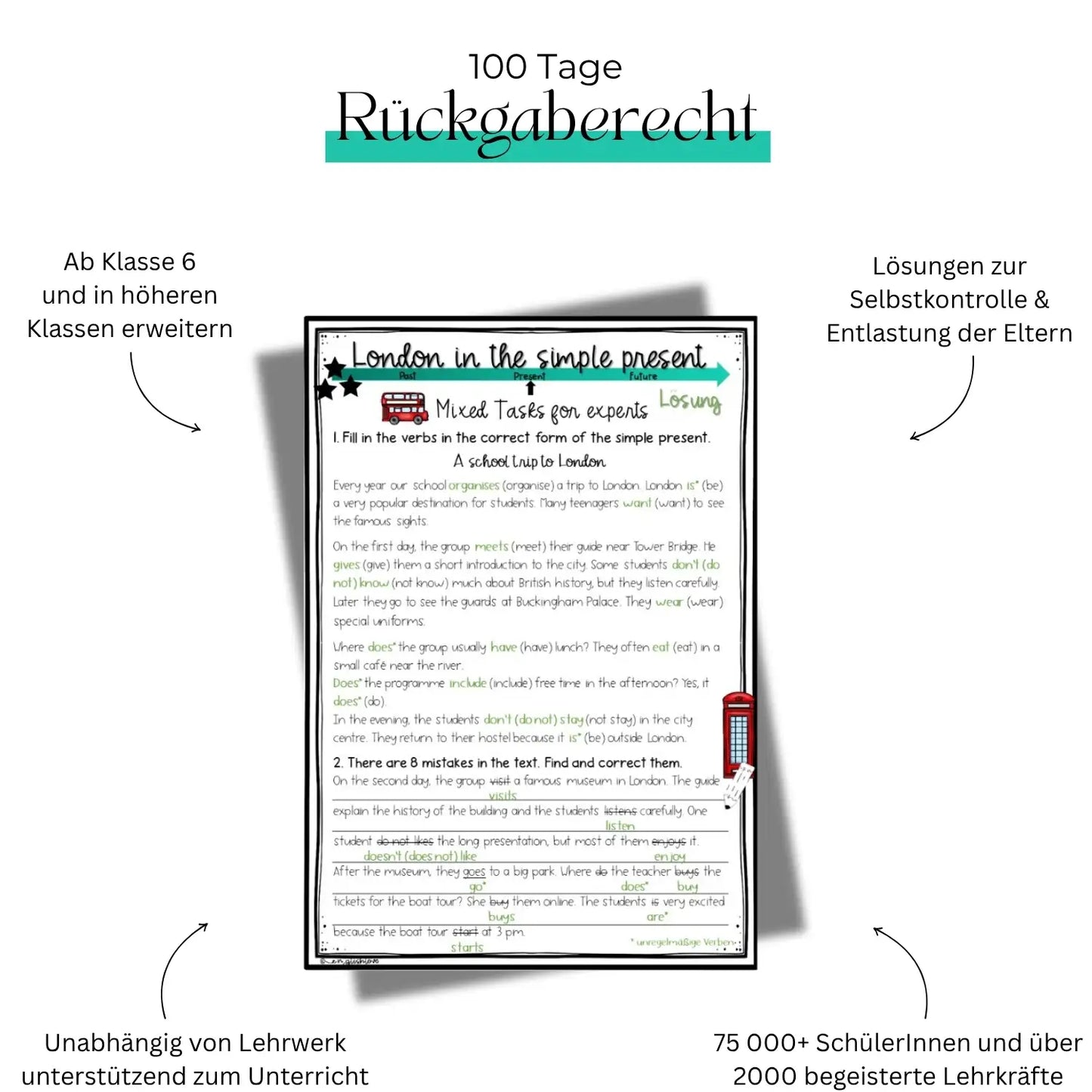 100 Tage Rückgaberecht