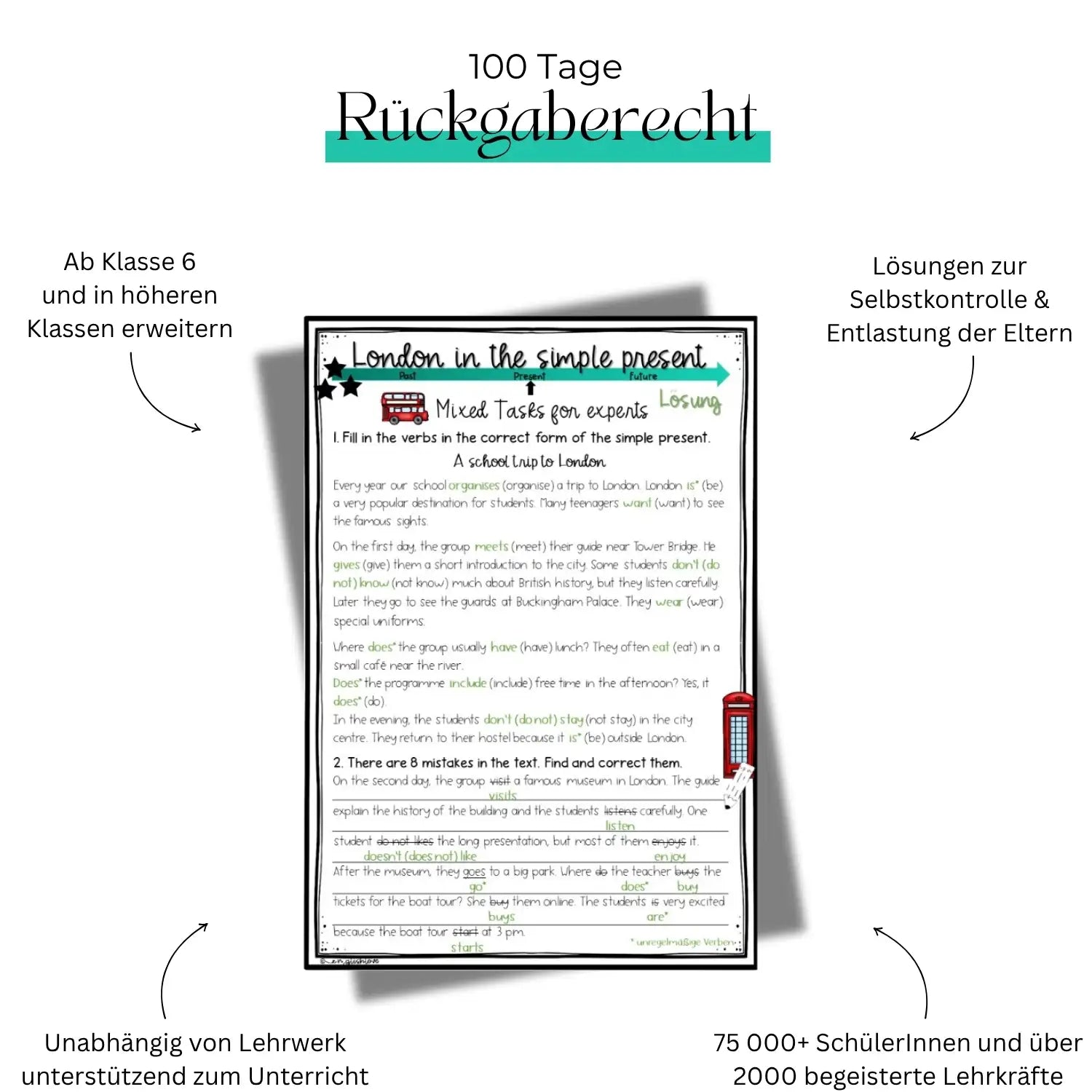 100 Tage Rückgaberecht