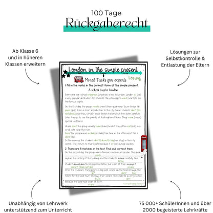 100 Tage Rückgaberecht