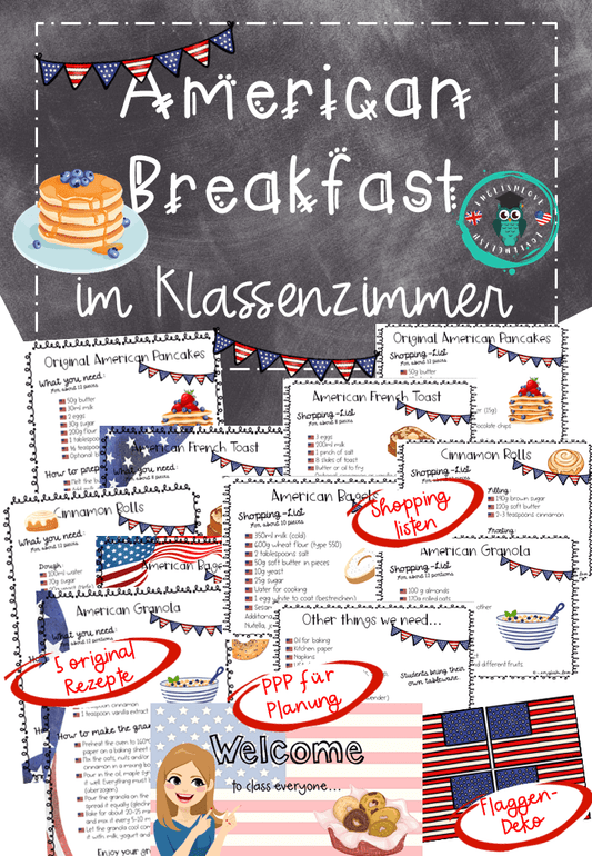 Englischunterricht: American Breakfast im Klassenzimmer
