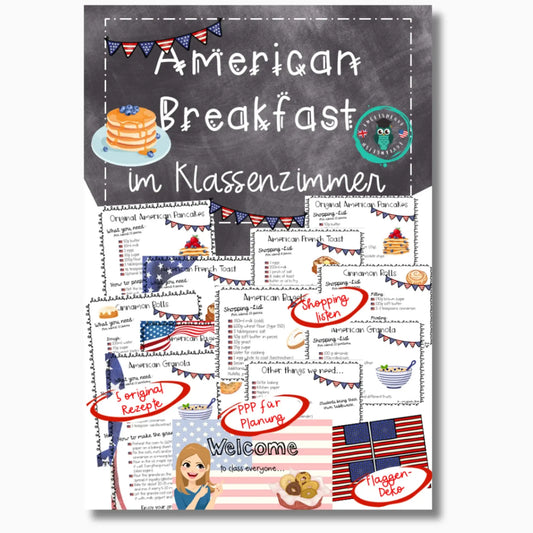 Englischunterricht American Breakfast Frühstück