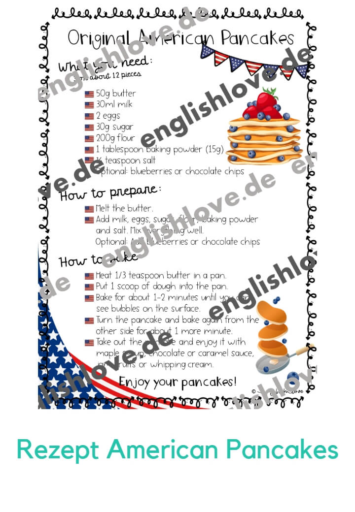 American Breakfast im Klassenzimmer Pancakes Rezept