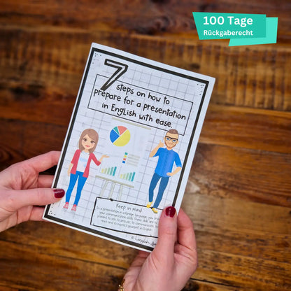 How to prepare a presentation booklet: Englischunterricht ab Klasse 8