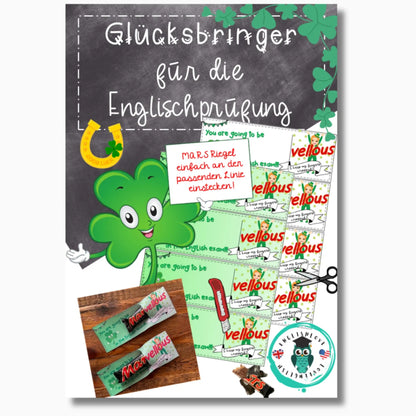 Deckblatt Glücksbringer Abschlussprüfung Englisch