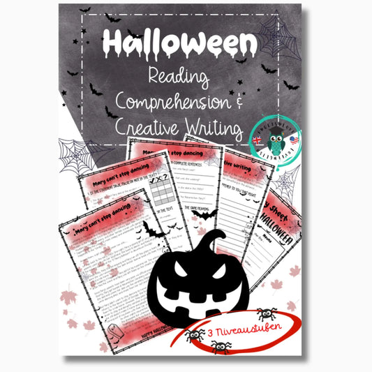 Halloween Unterrichtsmaterial Englischunterricht Sekundarstufe Klasse 8, 9, 10, 11