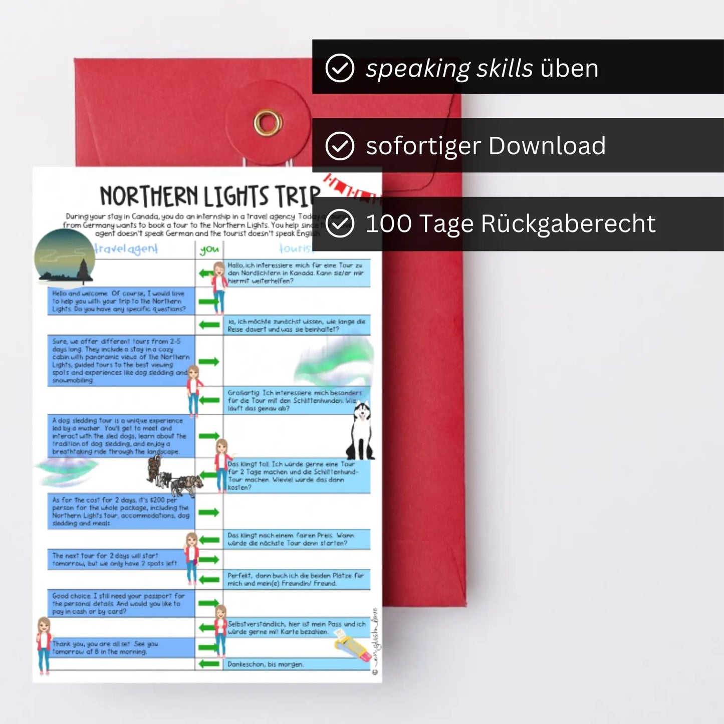 Unterricht Englisch Canada Speaking Übungen Download für Englischlehrkräfte. speaking skills üben