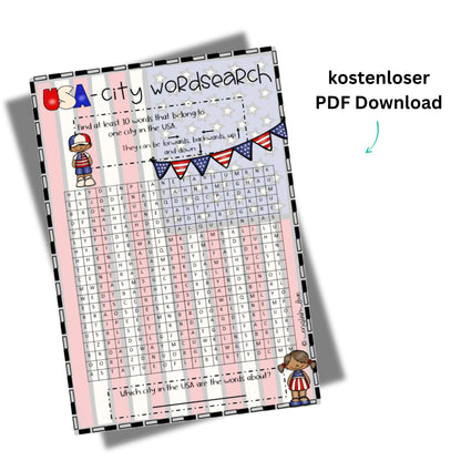 New York Suchsel kostenlos Download PDF Englischunterricht Klasse 8