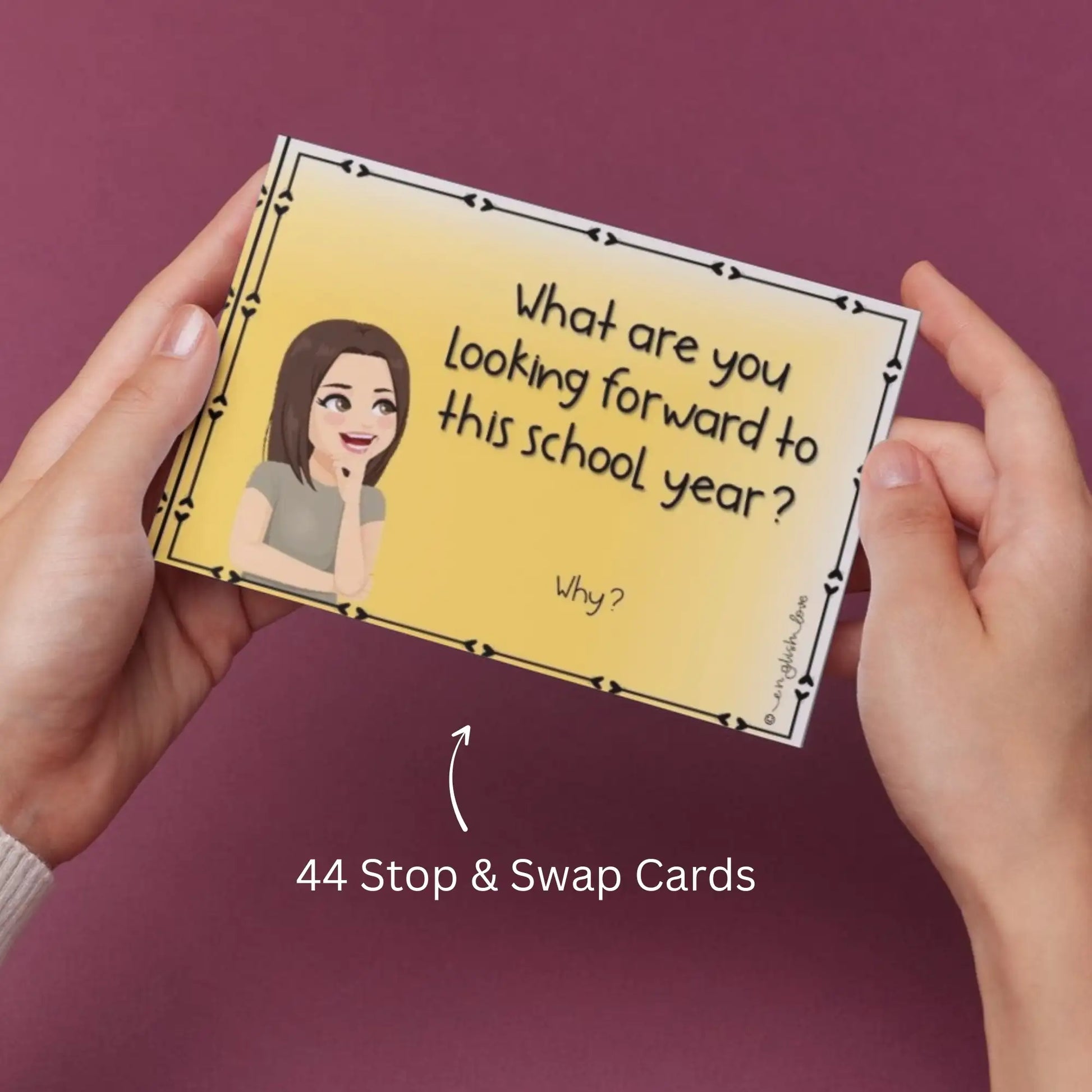 44 Stop & Swap Cards Einstieg nach den Ferien im Englischunterricht
