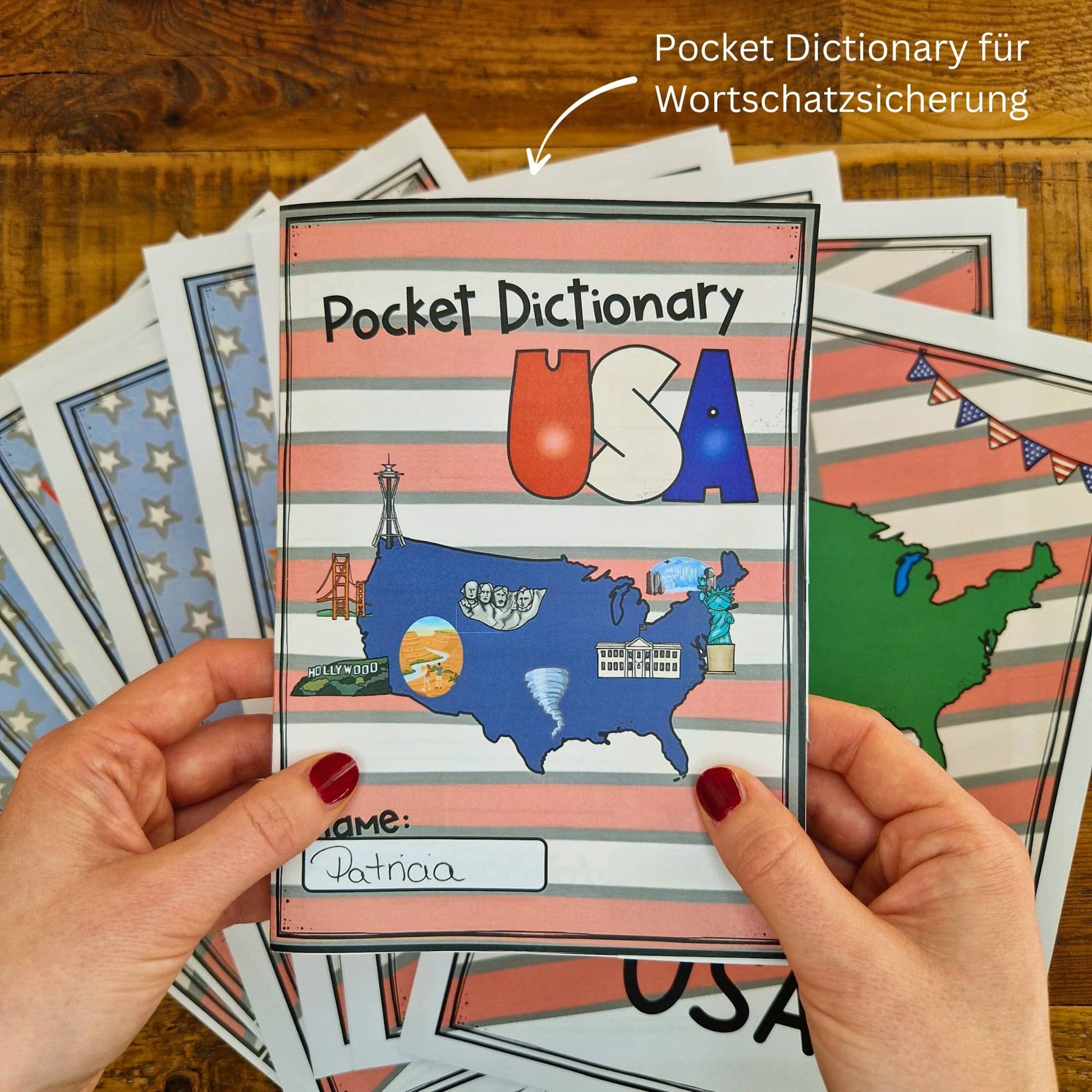 Unterrichtsmaterial Englisch USA: Pocket Dictionary