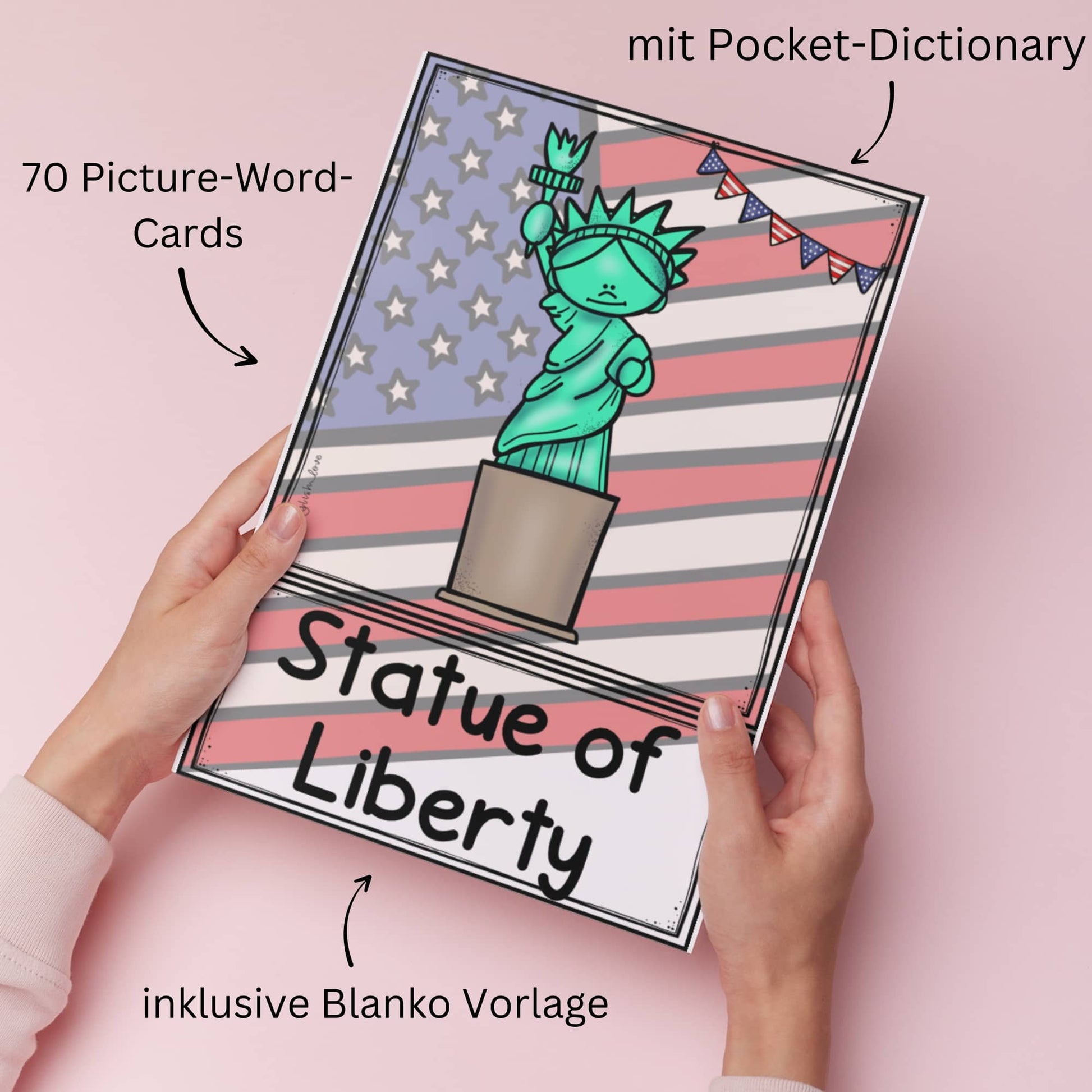 Wortschatz USA mit Picture Word Cards einführen und üben