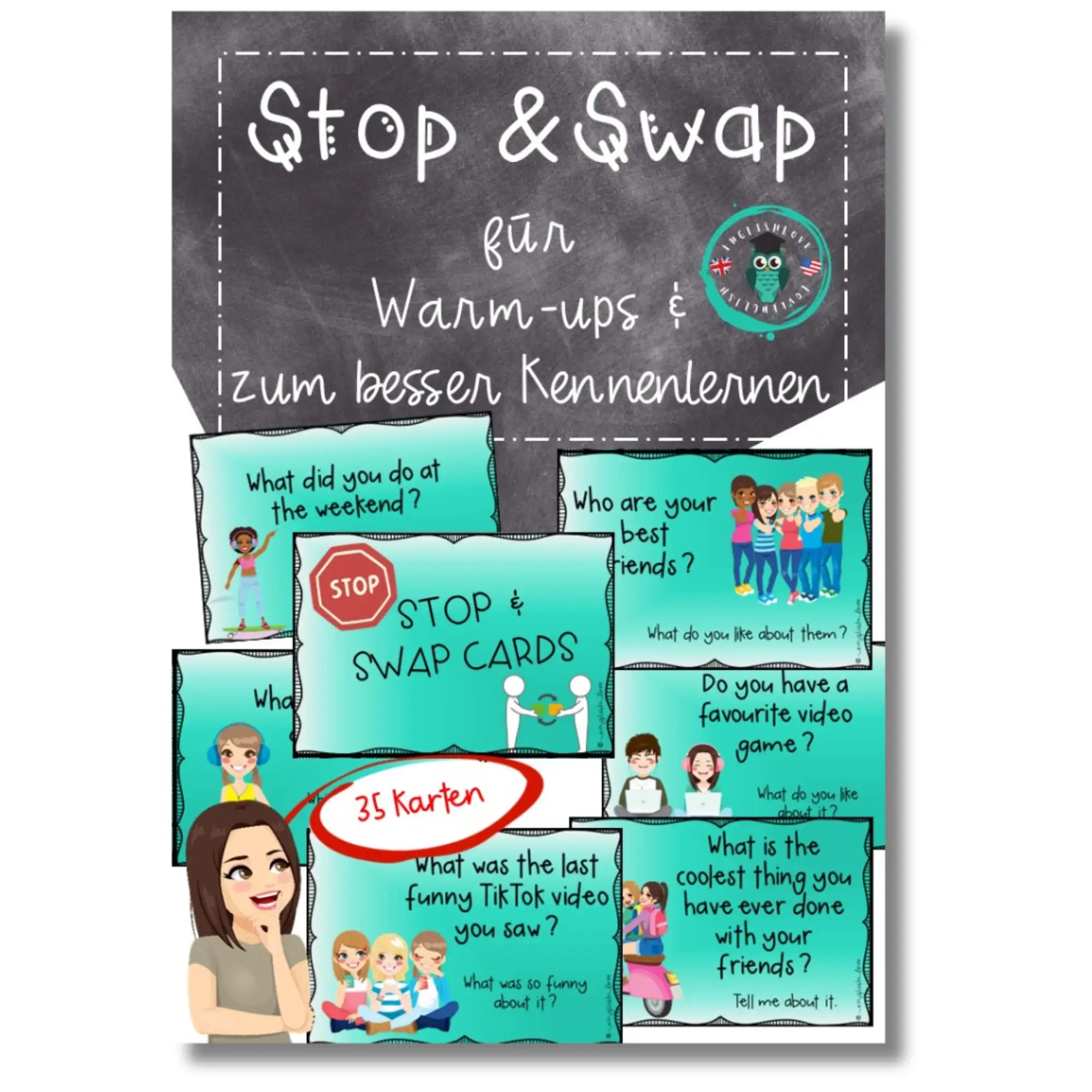 Warm Up Stop Swap Englischunterricht ab Klasse 7 Download PDF