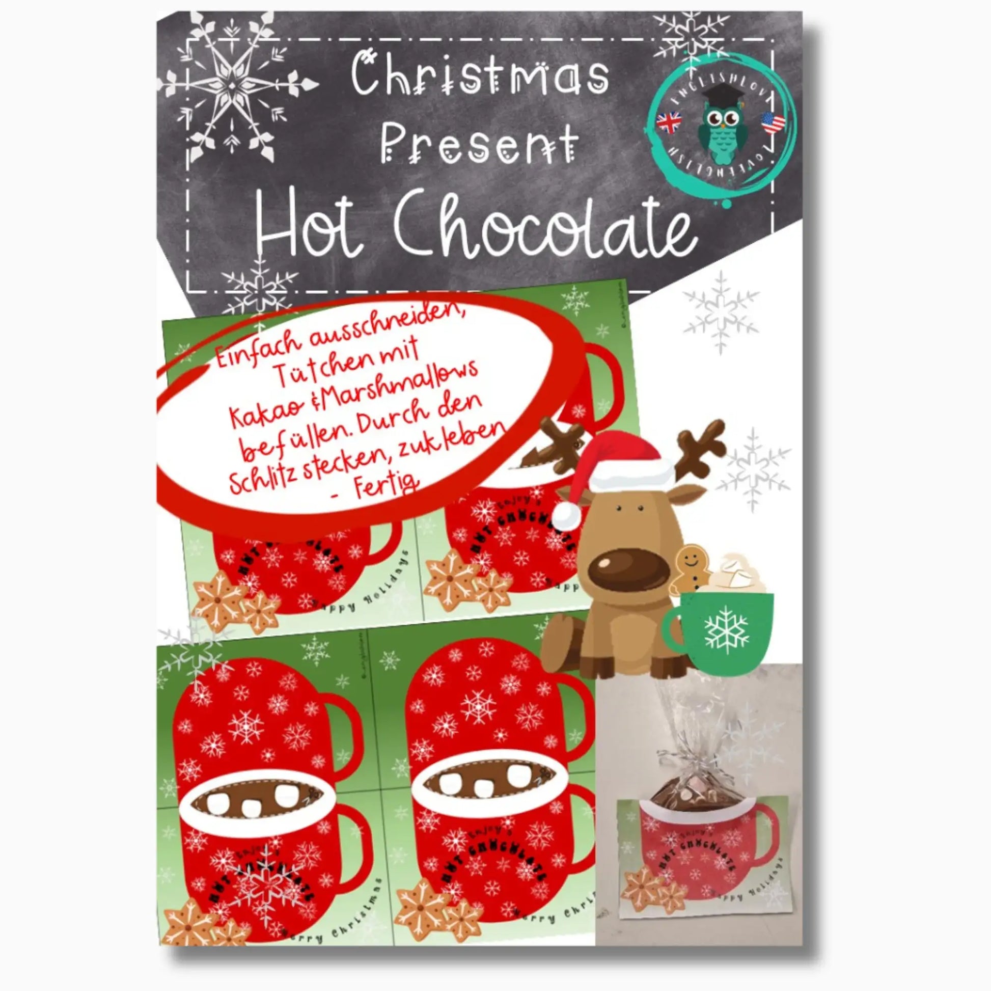 Weihnachtsgeschenk für Schüler. Geschenkidee für Englischlehrkräfte.