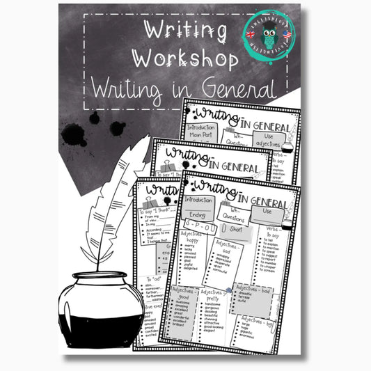 Deckblatt Writing Workshop Writing in general Schreibtipps