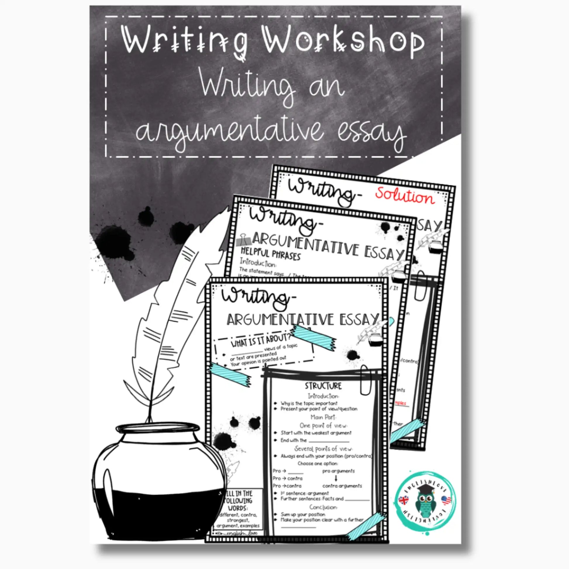 Writing Essay Englischunterricht für Englischlehrer. Arbeitsblätter & Übungen PDF