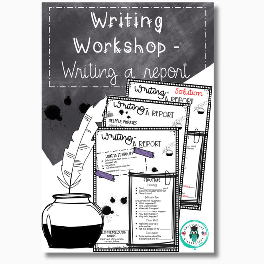 Writing report Englisch Unterricht Prüfungsvorbereitung